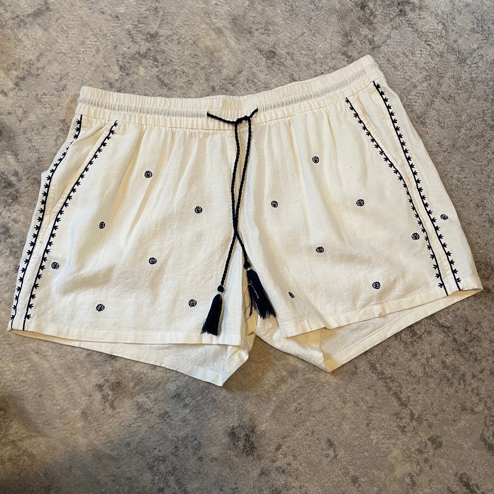 Old Navy Mid-Rise Linen-Blend Shorts for Women
